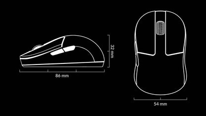 Keychron M4 Wireless 2.4GHz & Bluetooth USB Wired Optical Mouse Type-C Wired Mice