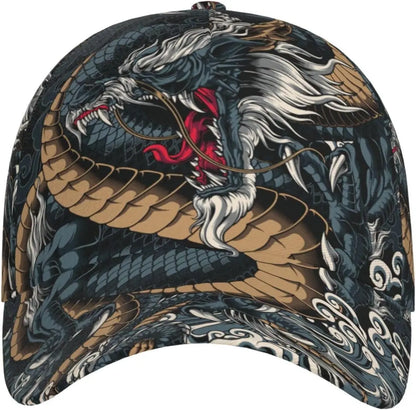 Dragon Snapback Cap Mens Baseball Hats Men Sun Hat Adjustable Cool Trucker hat for Women Men