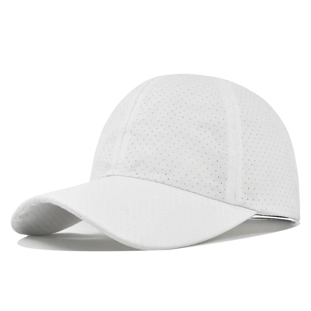 Dry Quickly Sun Cap Woman Outdoors Casual Sport Hat Men Big Size Baseball Cap 55-60cm Adjustable Sun Visor Cap Peaked Cap