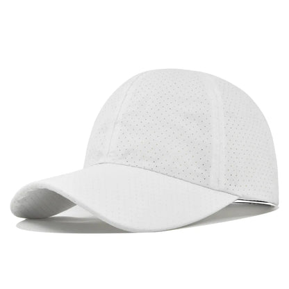 Dry Quickly Sun Cap Woman Outdoors Casual Sport Hat Men Big Size Baseball Cap 55-60cm Adjustable Sun Visor Cap Peaked Cap