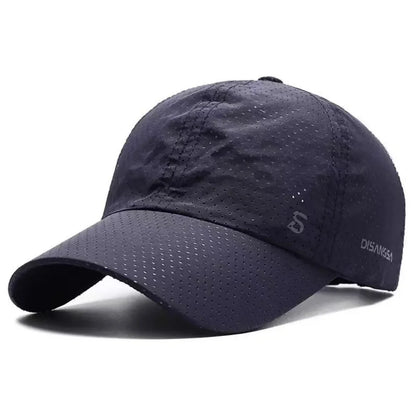Solid Running Cap Thin Quick Drying Breathable Duck Tongue Outdoor Men's Women Sun Summer Fishing Visor Baseball Cap