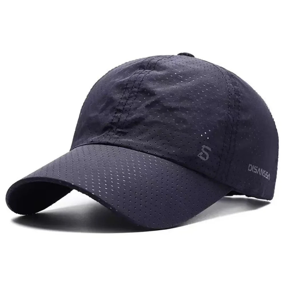 Solid Running Cap Thin Quick Drying Breathable Duck Tongue Outdoor Men's Women Sun Summer Fishing Visor Baseball Cap