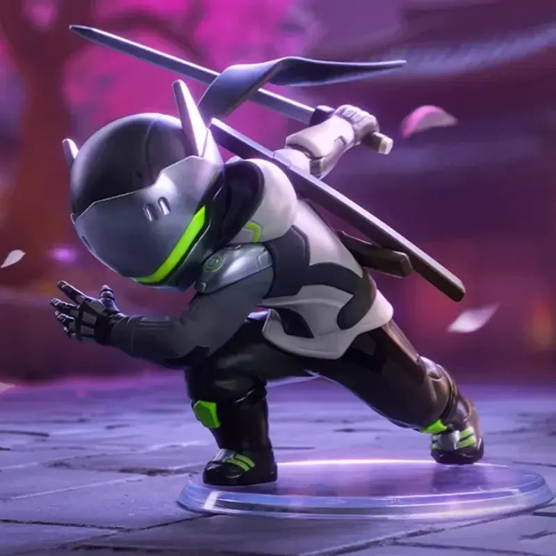 POP MART Overwatch Play of The Game Series Blind Box Mystery Box – urocze zabawki, ozdoby, figurki, dekoracje do domu, modele na biurko i lalki
