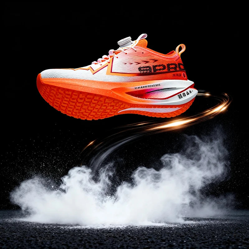 Men’s Running Shoes Carbon Board Specialty Sports Breathable Lightweight Women’s Comfortable Athletic Non-Skid Marathon Sneakers