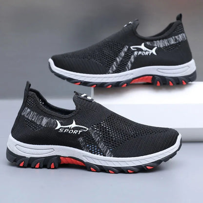 Zomerse herensneakers sportieve mesh herenschoenen ademende sportschoenen canvas lichtgewicht sneakers goedkope schoenen uitverkoop