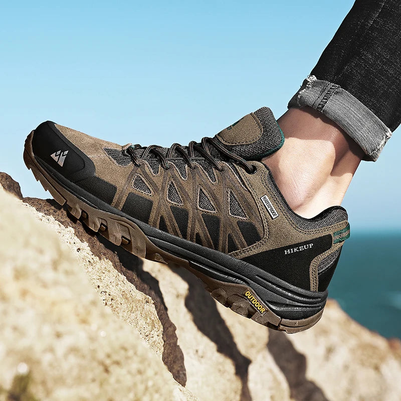 HIKEUP modne outdoor cipele za planinarenje, muške sportske ležerne čizme za planinsko pješačenje i kampiranje, neklizajuće tenisice za muškarce otporne na habanje