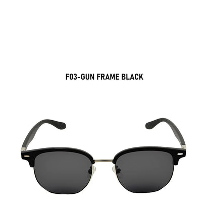 Ochelari de soare polarizați pentru bărbați, lentile semi-fără ramă, ochelari de soare vintage retro pentru femei, ochelari de soare la modă pentru vacanță, Gafas De Sol Hombre
