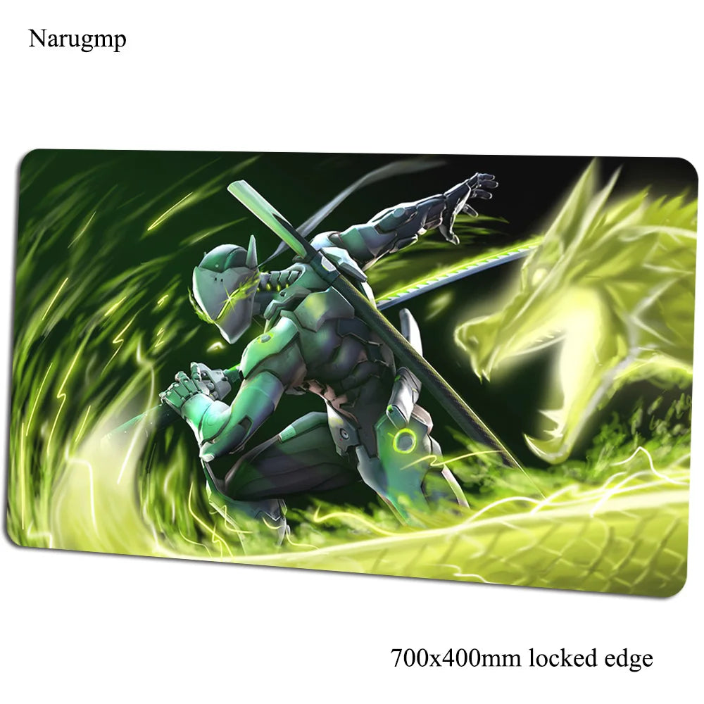 Alfombrilla de ratón Overwatch 700x400x3mm gaming anime con personalidad, esterilla de escritorio para oficina y notebook, regalo para niño, padmouse para juegos PC gamer