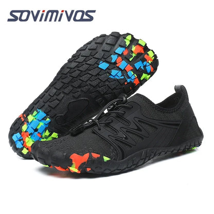 Men's Trail Running Shoes, Lightweight Athletic Zero Drop Barefoot Shoes Non-Slip Outdoor Walking Minimalist Shoes for Women