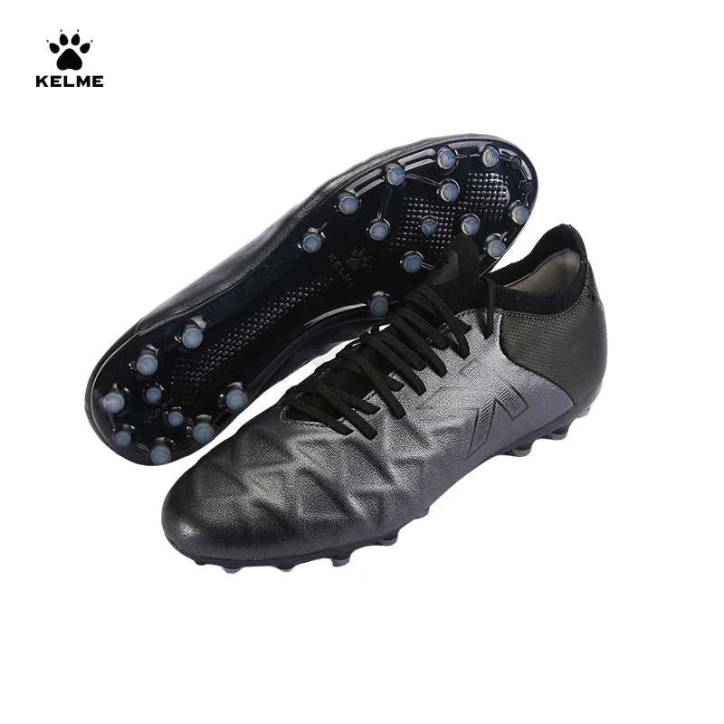 KELME Football MG chaussures crampons en peau de veau Match gazon artificiel antidérapant amorti formation chaussures de Football ZX 80121058