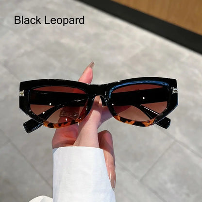 Vintage Cat Eye Sunglasses Men Women New in Fashion Irregular Gradient Eyewear Shades Luxury Brand Designer Sun Glassses 2025