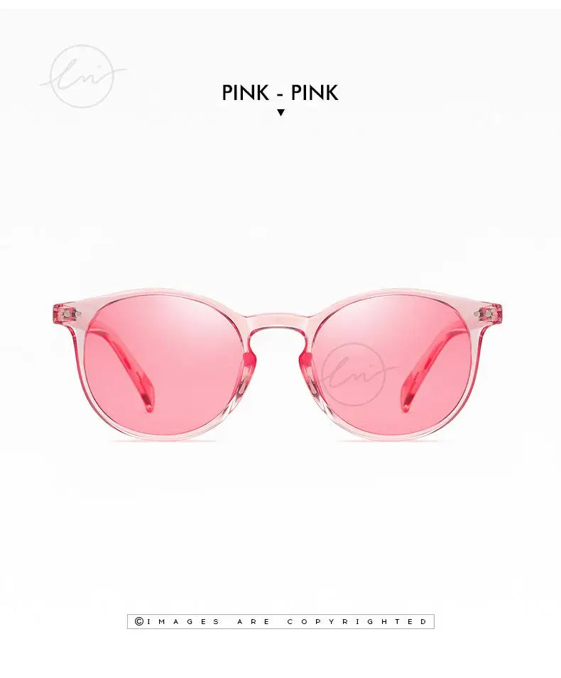Ochelari de soare LM Retro rotunzi pentru femei și bărbați, ultralegeri, din TR90, polarizați, unisex, pentru șofat, ochelari de soare vintage, UV400, Gafas De Sol