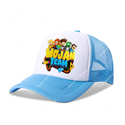 Wojans Team Baseball Cap Cartoon Anime Hot Game Printed Headwear Summer Adjustable Fashion Blue Sport Casual Hats Birthday Gift