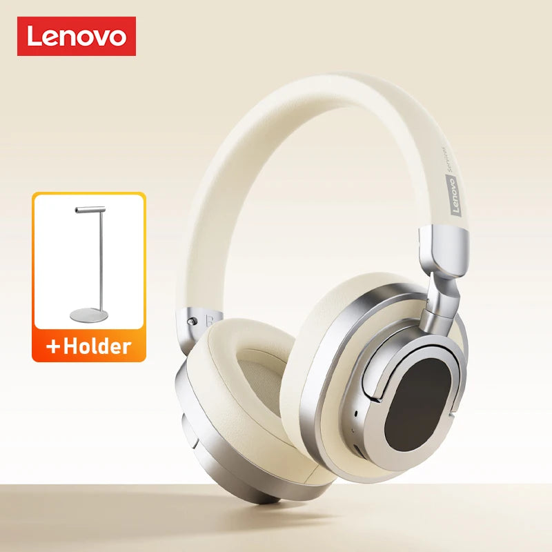 Lenovo LE602 Bluetooth 6.0 Over-Ear Headphones – HiFi Stereo ANC Wireless & Wired Gaming Headset with ENC HD Mic