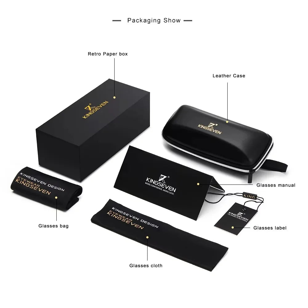 Ochelari de soare dreptunghiulari marca KINGSEVEN pentru bărbați și femei, cu lentile polarizate și protecție anti-UV400, pentru călătorii, activități în aer liber și sport