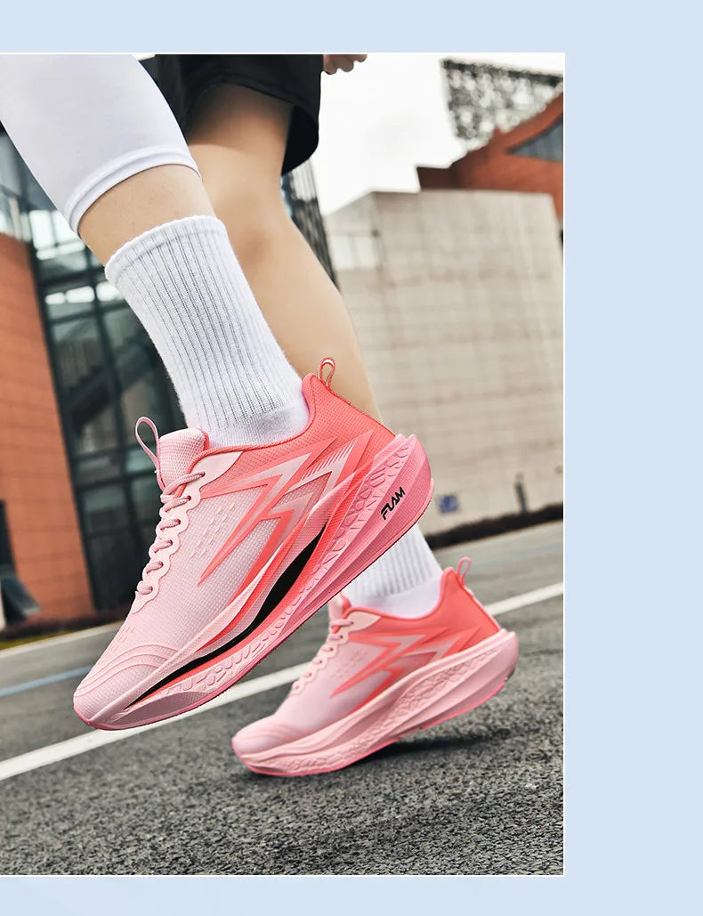 Running Shoes Carbon Plate Specialty Marathon Men's Sports Breathable Lightweight Women's Comfortable Athletic Non-slip Sneakers