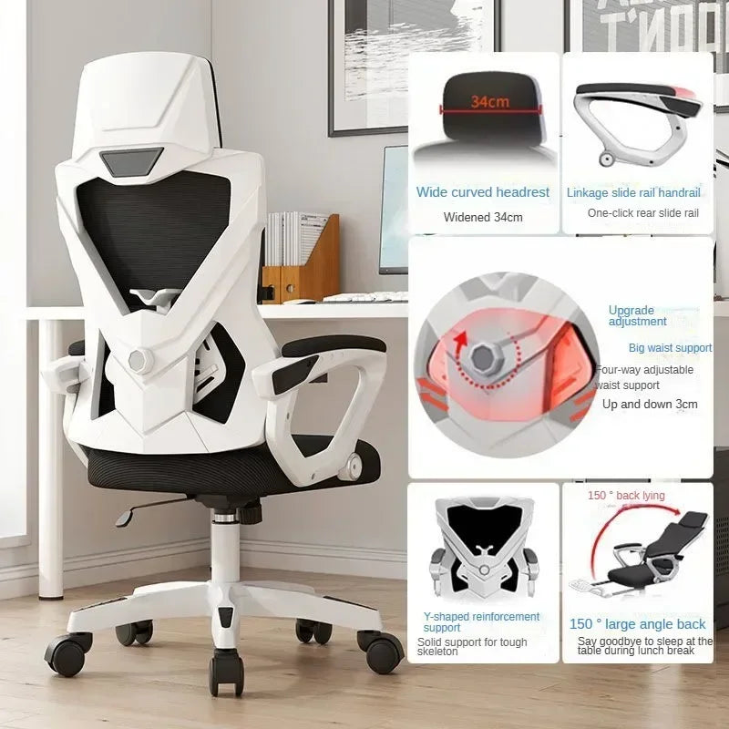 Computer Chair, Rotating Office Chair, Boss Chair, Comfortable To Lie Down, Student Bedroom, Engineering Chairs,e-sports Chairs