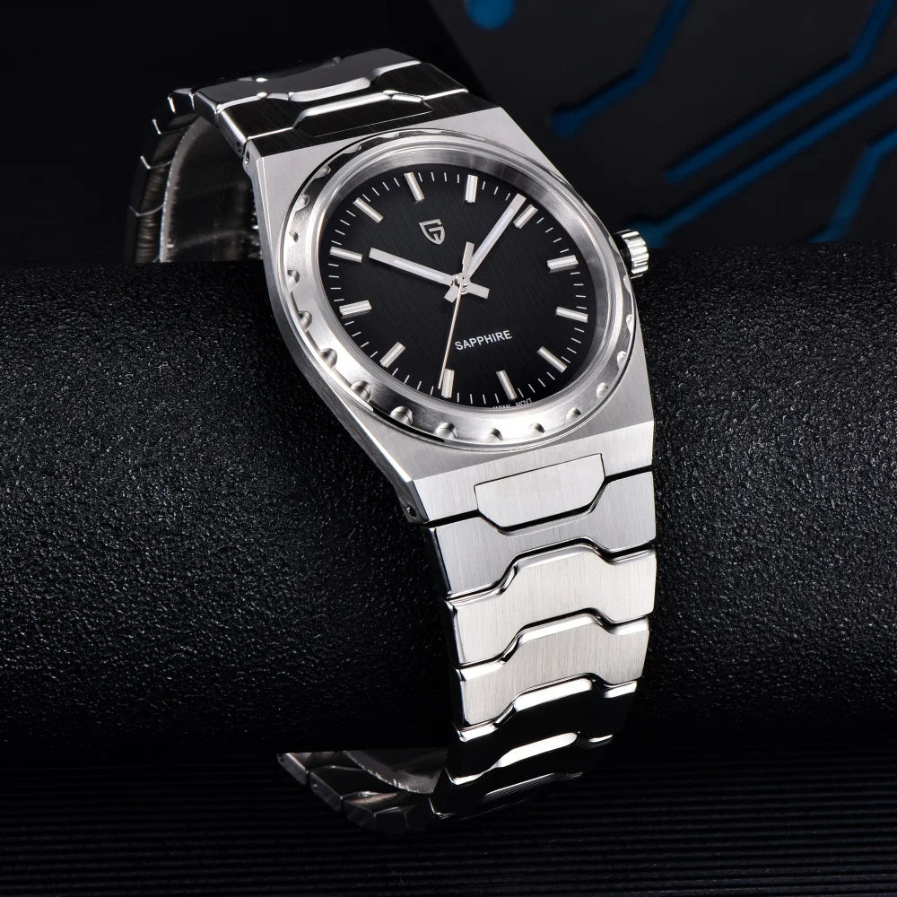 PAGANI DESIGN 2026 new ultra-thin 7mm quartz men's watch stainless steel sapphire 10Bar waterproof C3 upgrade V2 reloj hombre