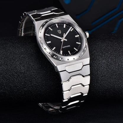 PAGANI DESIGN 2026 new ultra-thin 7mm quartz men's watch stainless steel sapphire 10Bar waterproof C3 upgrade V2 reloj hombre