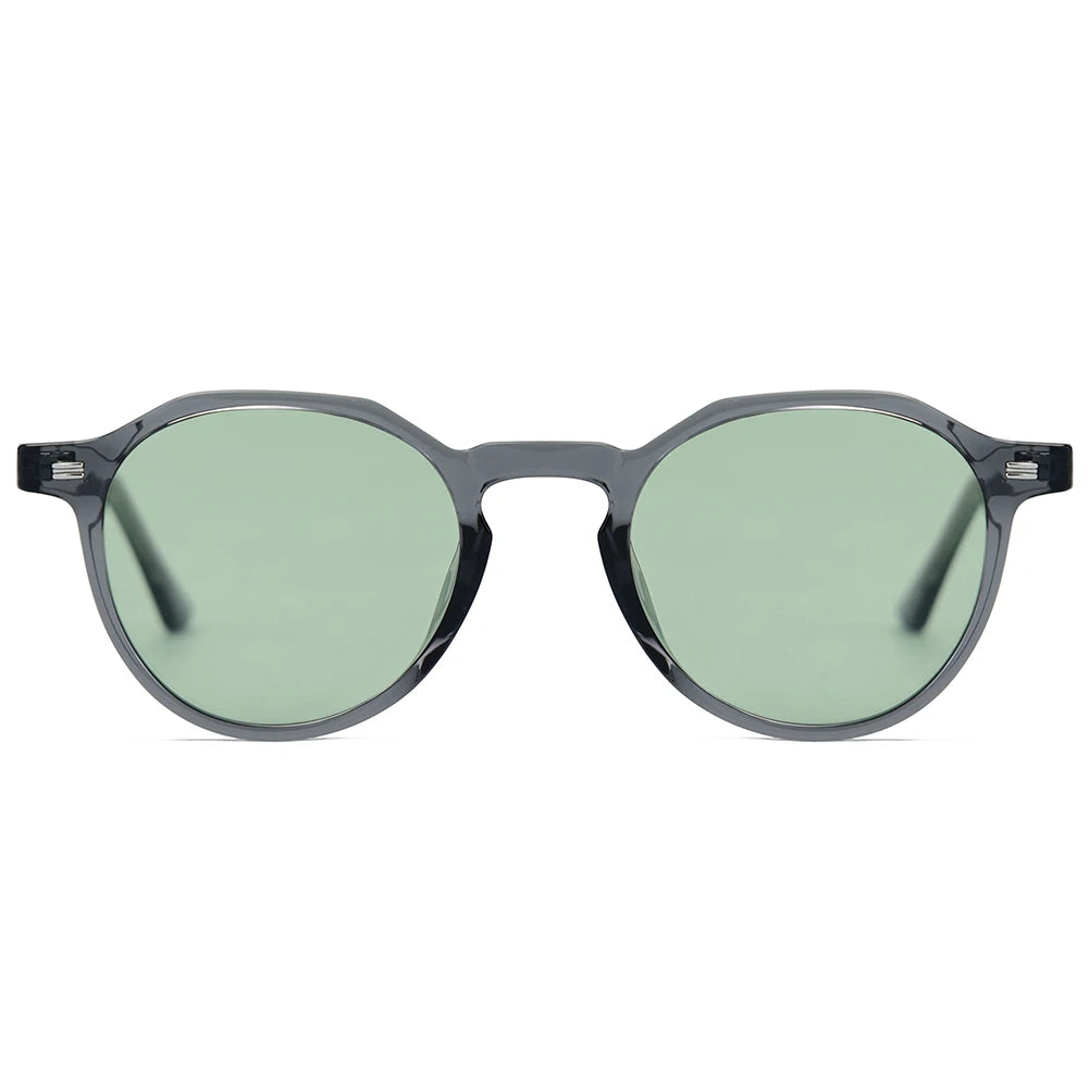 Ochelari de soare de modă Peekaboo TR90, UV400, pentru femei, verzi și maro, polarizați, pentru bărbați și femei, din acetat, unisex, stil de vară