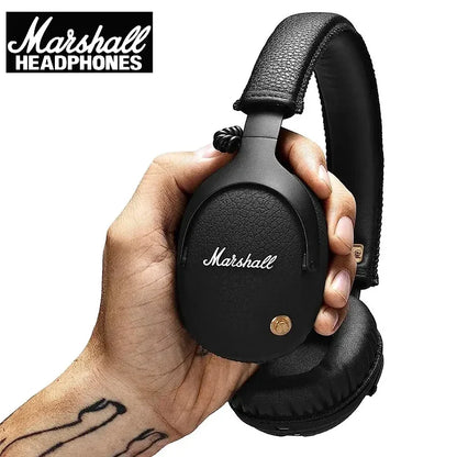 Marshall MONITOR II A.N.C. Cuffie wireless con cancellazione del rumore – Headset Bluetooth premium over-ear con bassi profondi, microfono e audio gaming