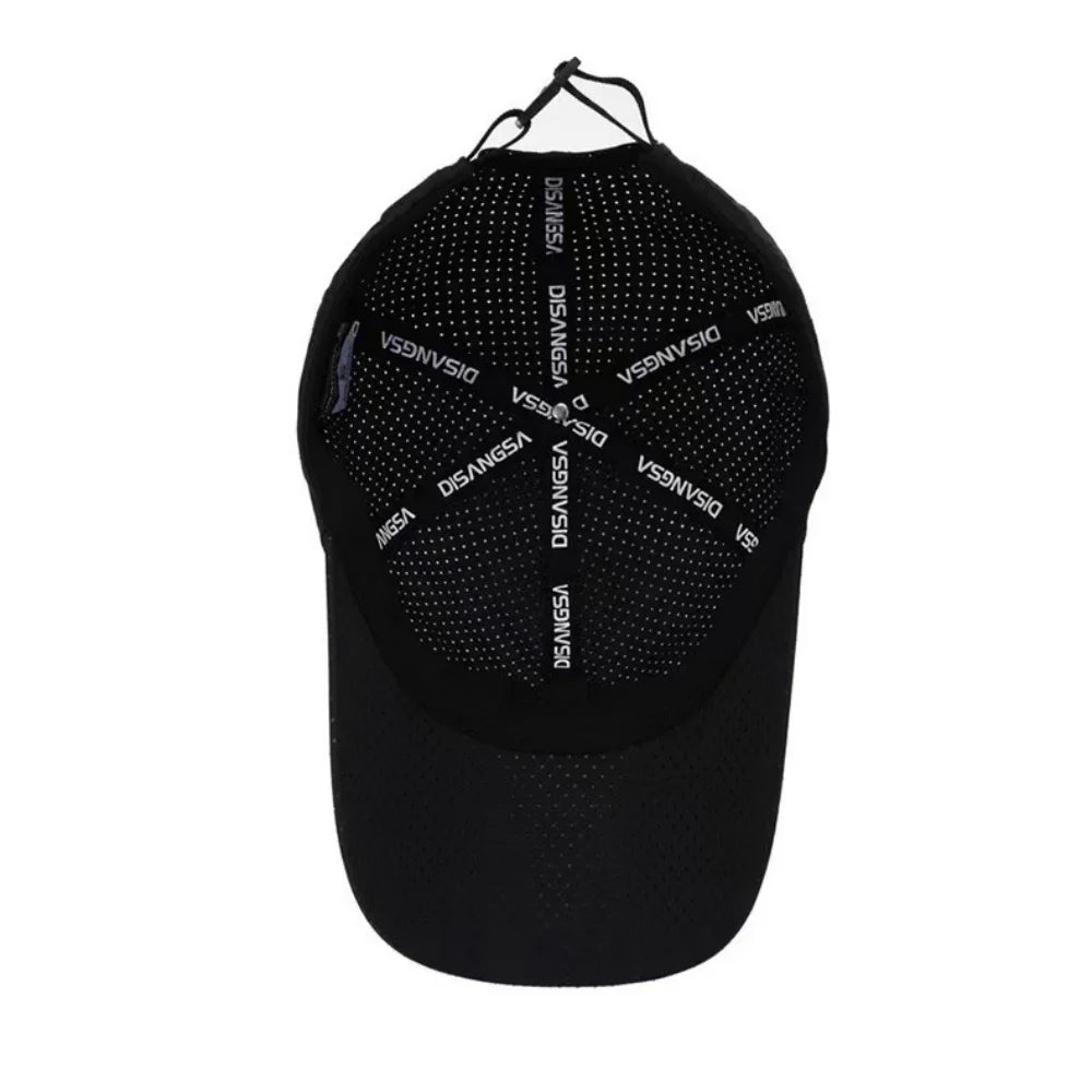 Solid Running Cap Thin Quick Drying Breathable Duck Tongue Outdoor Men's Women Sun Summer Fishing Visor Baseball Cap