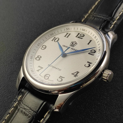 Vakuy Automatic Mechanical Watch Man's Business Auspicious Face Seagull ST2130 Movement Blue Pointer Waterproof Men's Watch