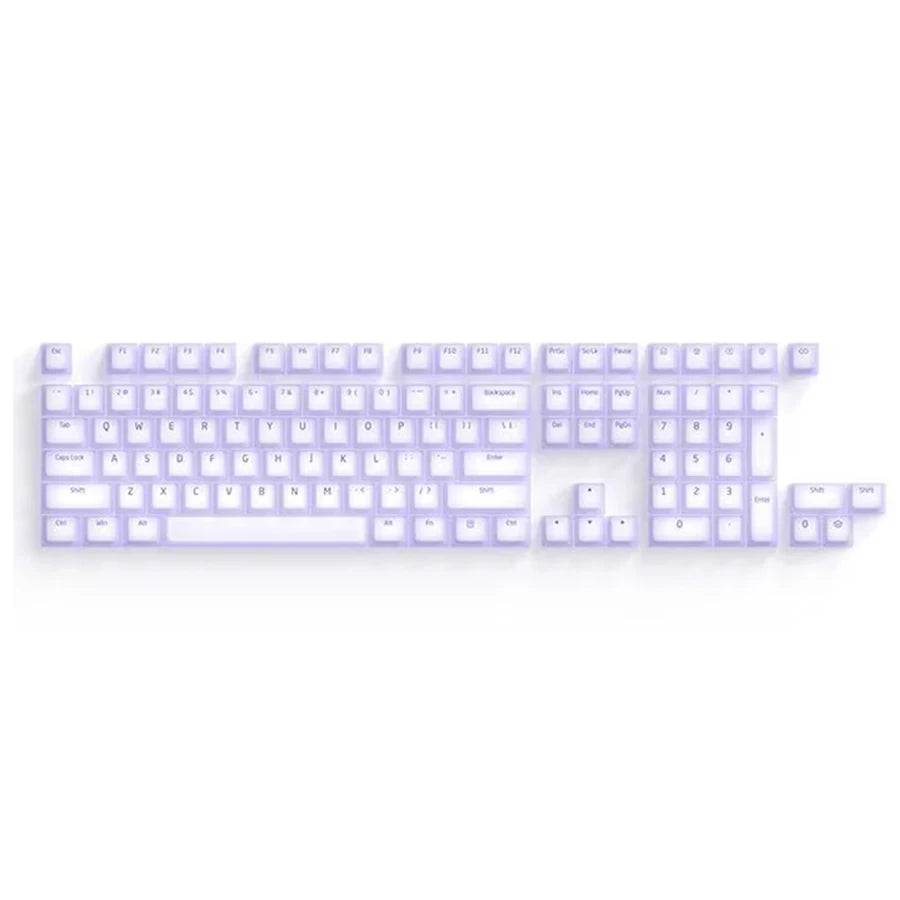 Nogi Cherry Profile ABS Silicone Keycap White Black Sakura Pep Very Peri for Keyboard Gh60 Poker 87 TKL 104 ANSI Xd64 Bm60 Xd68