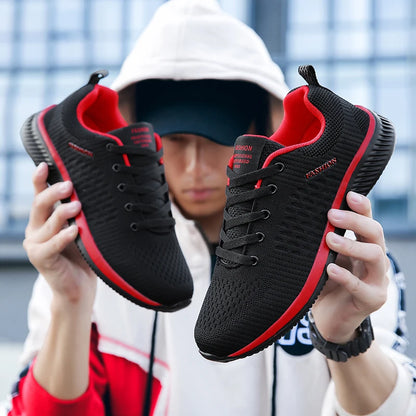 Men's Running Sneakers, Women's Lightweight Sport Shoes, Classic Mesh Breathable Casual Shoes, Male Fashion Moccasins Sneakers
