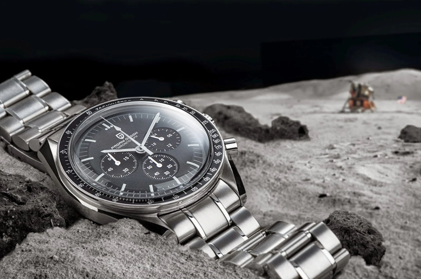 PAGANI DESIGN 2026 New Men's Watches Top Luxury Quartz Watch For Men Auto Date Speed Chronograph AR Sapphire Mirror Wrist watch