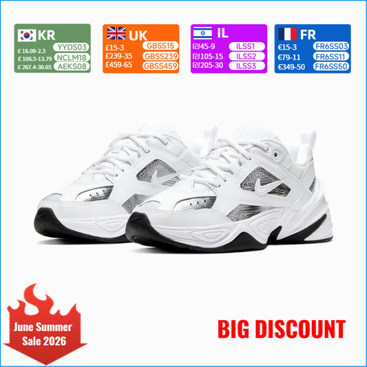 Nike M2K TEKNO Retro Slip-Resistant Durable Versatile Cushioned Dad Shoes Sports Shoes