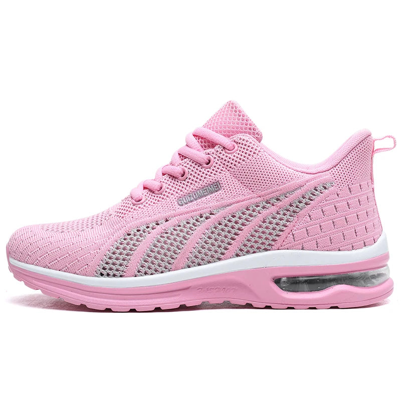 New summer rebound women's sports shoes, lightweight shock-absorbing running shoes, marathon foot protection balance walking shoes