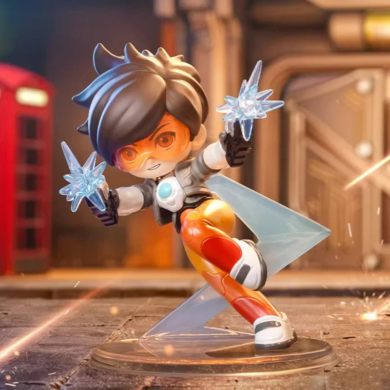 POP MART Overwatch Play of The Game Series Blind Box Mystery Box – urocze zabawki, ozdoby, figurki, dekoracje do domu, modele na biurko i lalki
