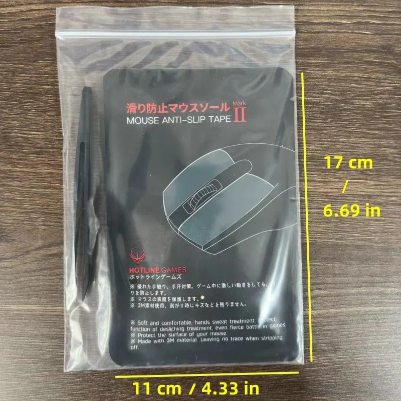 Hotline Games Mouse Anti-Slip Tape for Logitech G305 G203 G102 G304 Mouse Sweat Resistant Pads Mouse Side Anti-Slip Stickers