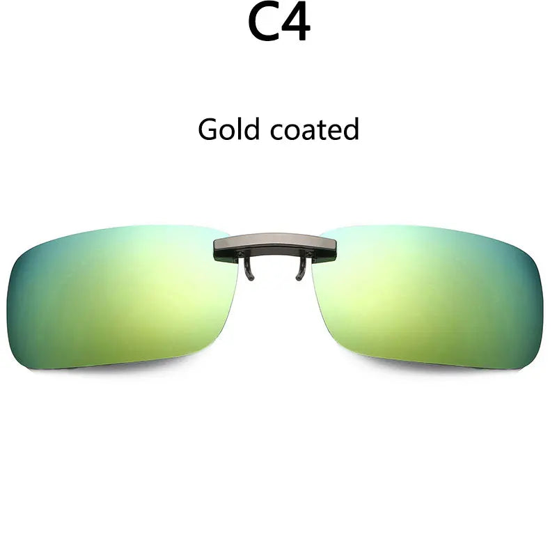 BOYSEEN Ochelari de soare polarizați cu clemă, lentile pentru vizibilitate zi și noapte la volan, unisex, sport, pescuit, ochelari pentru miopie, bărbați, femei, călătorii, activități în aer liber