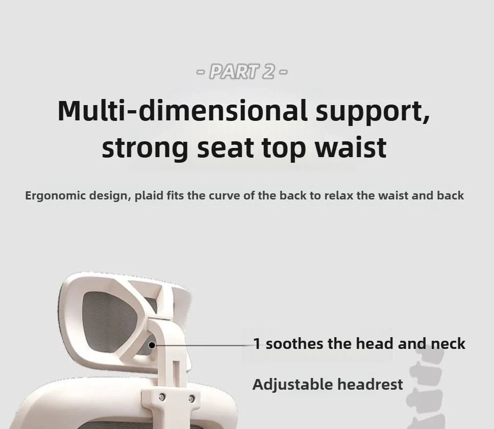 Ergonomic Chair, home Computer Chair, comfortable Sedentary Student Study Chair, dormitory Backrest, E-sports Chairs, Office Chairs