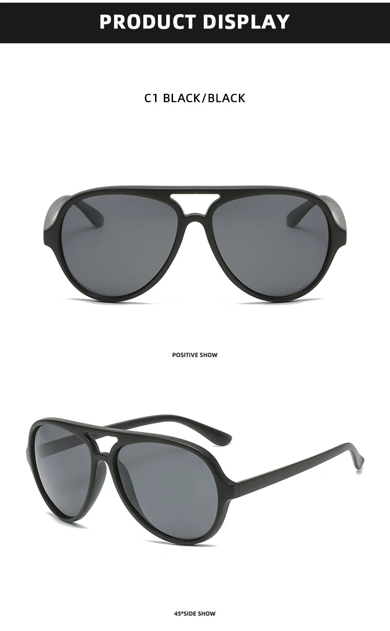 Ochelari de soare polarizați Classic Pilot pentru bărbați și femei, ochelari de soare retro mici în stil aviație, pentru bărbați și femei, la modă, cu protecție UV400, pentru condus