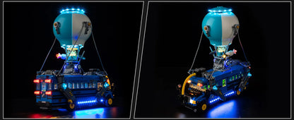 Zestaw oświetlenia LED No Model kompatybilny z klockami konstrukcyjnymi LEGO Fortnite Battle Bus 77073