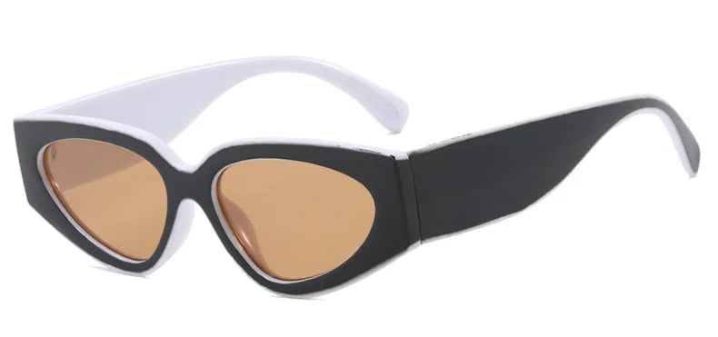 Ochelari de soare negri cu rame groase, model „Cat Eye”, pentru femei – ochelari de soare vintage la modă, ochelari clasici pentru doamne