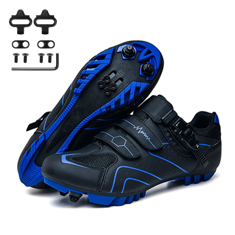 Professional Self-Locking Cycling Shoes Outdoor MTB Pedal Bicycle Shoes Non-Slip Sneakers Racing Road Speed Bike SPD Cleat Shoes