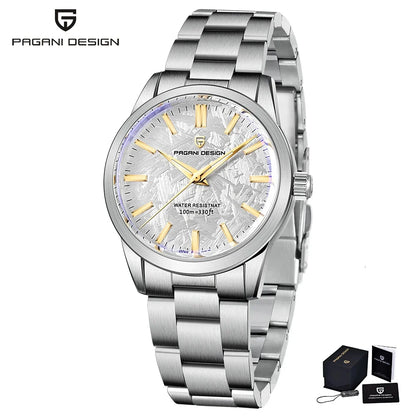 PAGANI DESIGN 40MM Men Quartz Watches Japan TMI VH31 Luxury Business Sapphire 316L Stainless Steel 100M Waterproof Watch For Men
