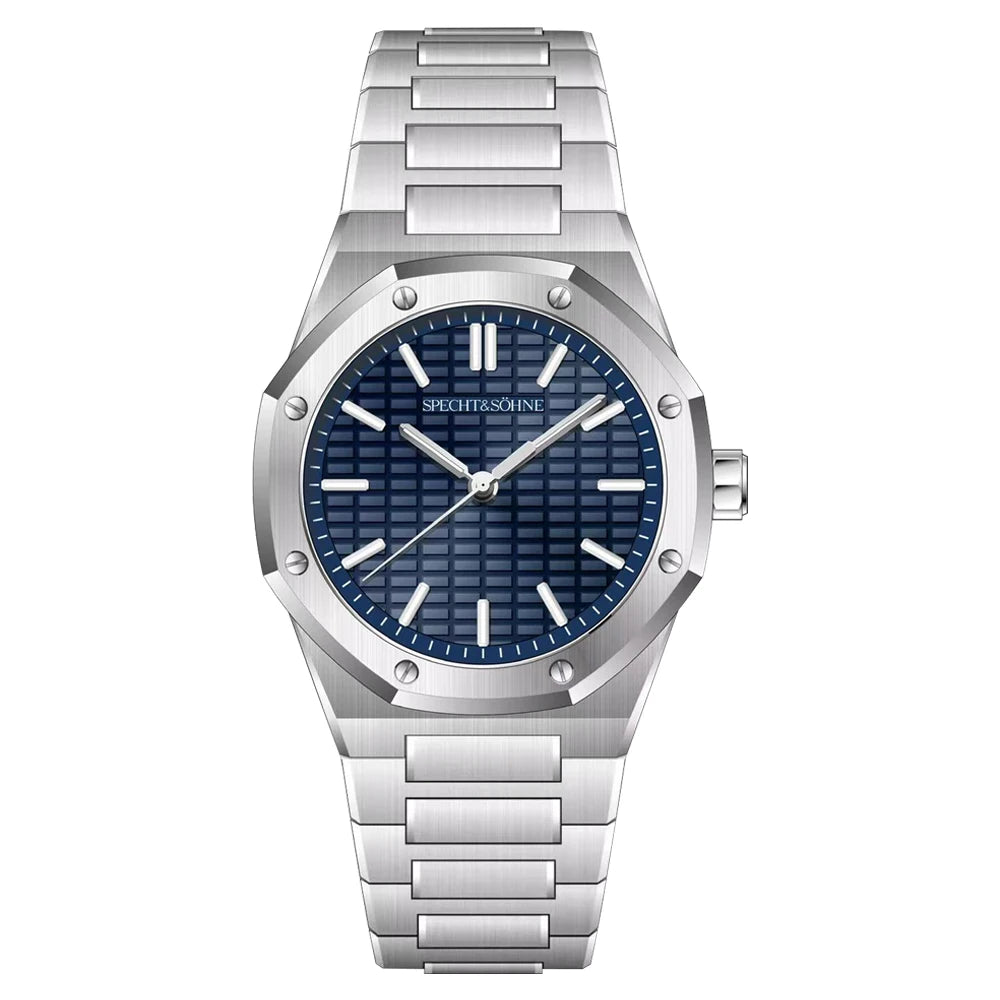 Novo relógio de pulso masculino Specht & Söhne 2026, raro e elegante, ultrafino, 38MM, em aço, cristal de safira, quartzo VH31