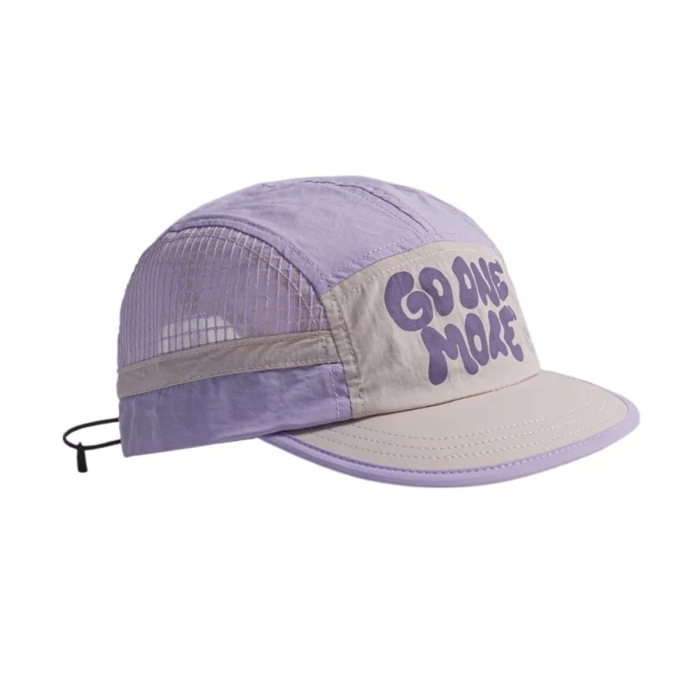 Soft Brim Quick-drying Baseball Cap Retro 5-panel Sun Protection Breathable Hat Casual Hip-hop Hat Mesh Running Caps