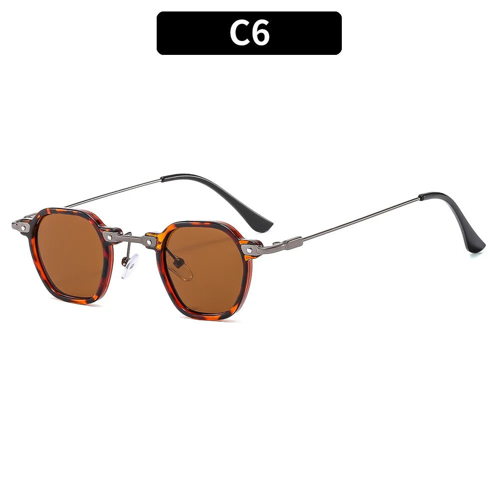 Ochelari de soare mici, pătrați, pentru călărie și condus, pentru femei și bărbați, de marcă, de designer, cu ramă metalică, ochelari de soare, Oculos De Sol, UV400