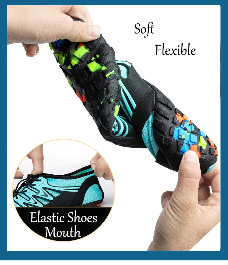 Unisex Wading Shoes Quick-Dry Aqua Shoes Drainage Water Shoes Beach Sports Swim Sandals Yoga Barefoot Diving Surfing Sneakers