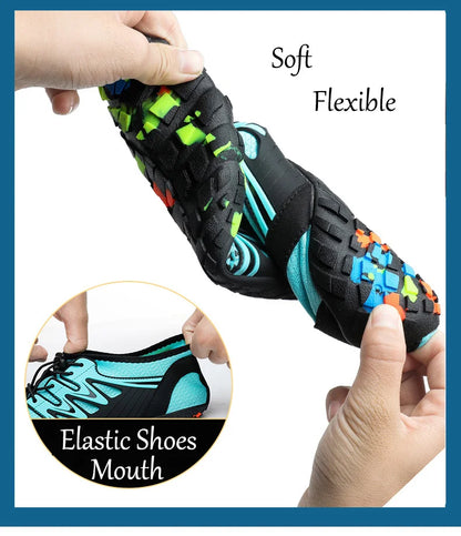 Unisex Wading Shoes Quick-Dry Aqua Shoes Drainage Water Shoes Beach Sports Swim Sandals Yoga Barefoot Diving Surfing Sneakers
