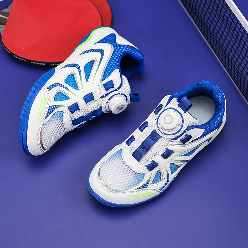 Table Tennis Shoes Couples' Lightweight Sports Badminton Shoes Non-Slip Outdoor Men's Breathable Competition Training Sneakers