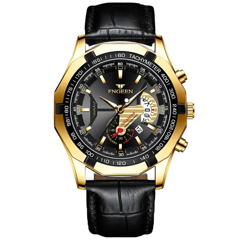 BINBOND Orginal Quartz Wristwatches For Men Luxury Luminous Waterproof Auto Date Men's Watch Stainless Steel Reloj Free Ship
