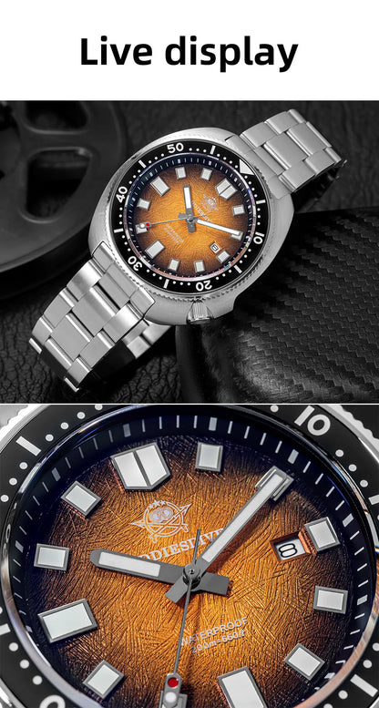 ADDIESDIVE Men's Luxury Watch 20Bar Waterproof  Display AD2511 Sapphire Glass Reloj Hombre BGW9 Super Luminous Quartz Watches