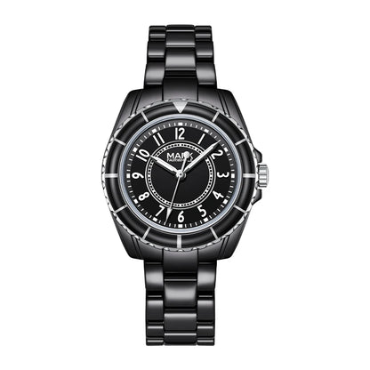 Fashion Brand Mark Fairwhale Women's Watches Luxury ceramics Waterproof Small And Luxurious Quartz Women Wristwatches